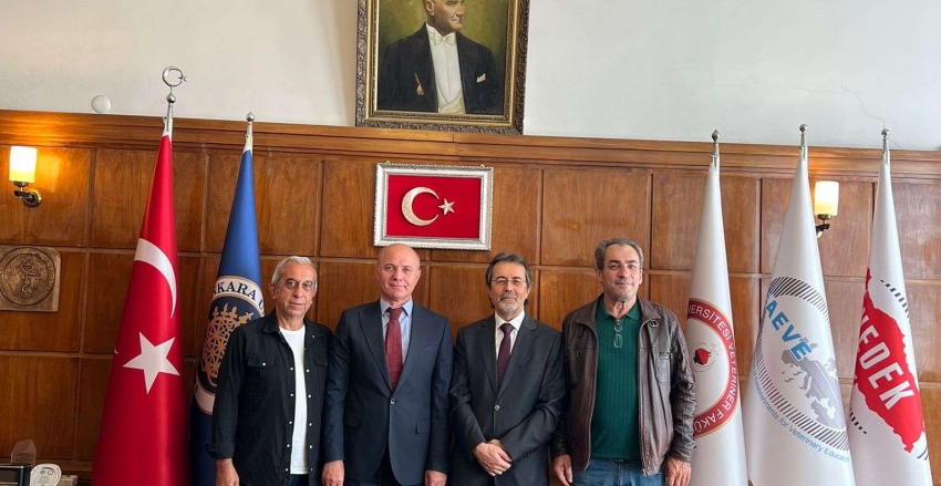YÖNETİM KURULU ÜYELERİMİZDEN ANKARA ÜNİVERSİTESİ VETERİNER FAKÜLTESİ YÖNETİMİNE ZİYARET